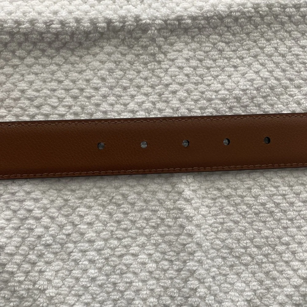 JoS. A. Bank Genuine Brown Leather Belt Size 36/90
